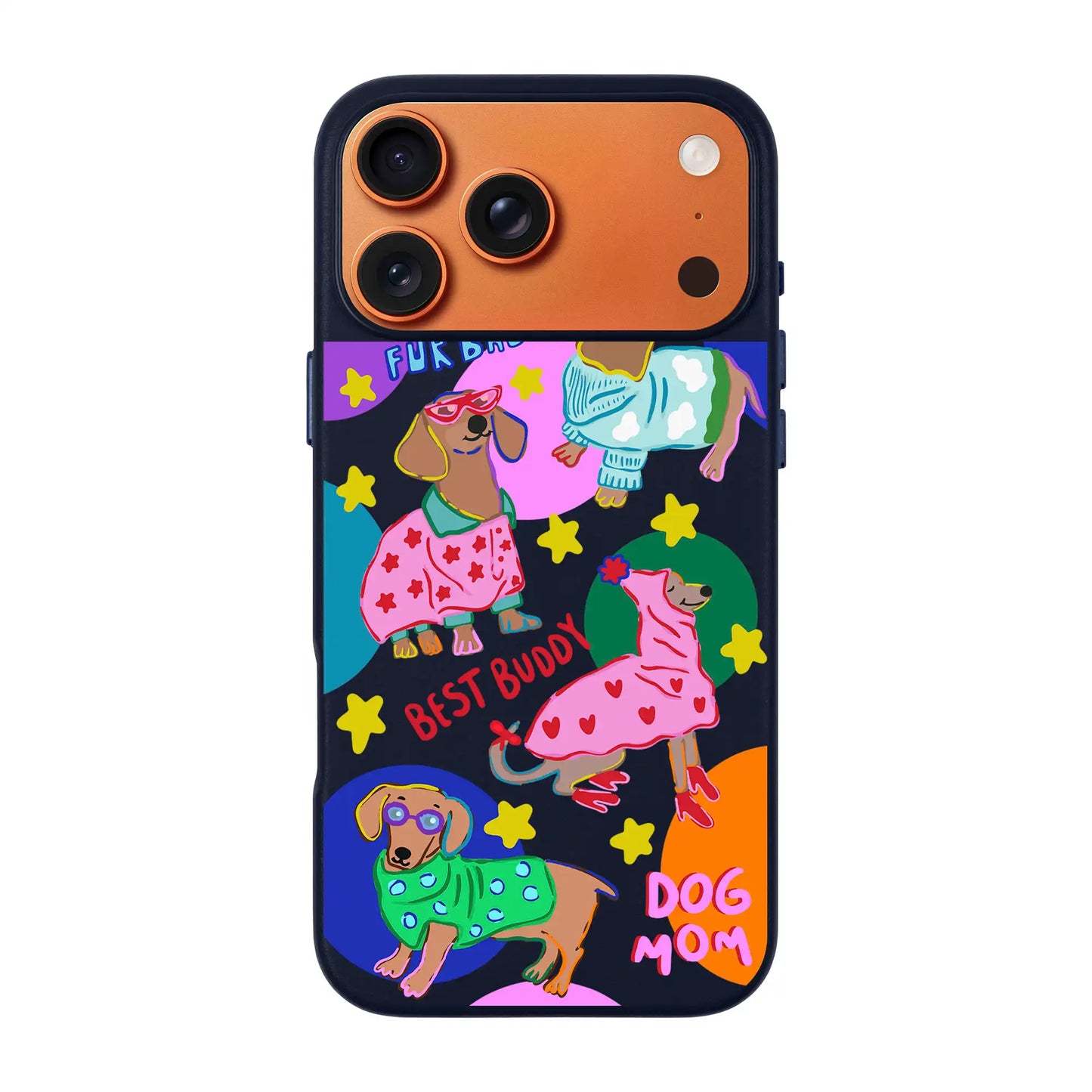 DOG MOM-iPhone 17 Pro Max Signature Leather Kılıf MagSafe Özellikli