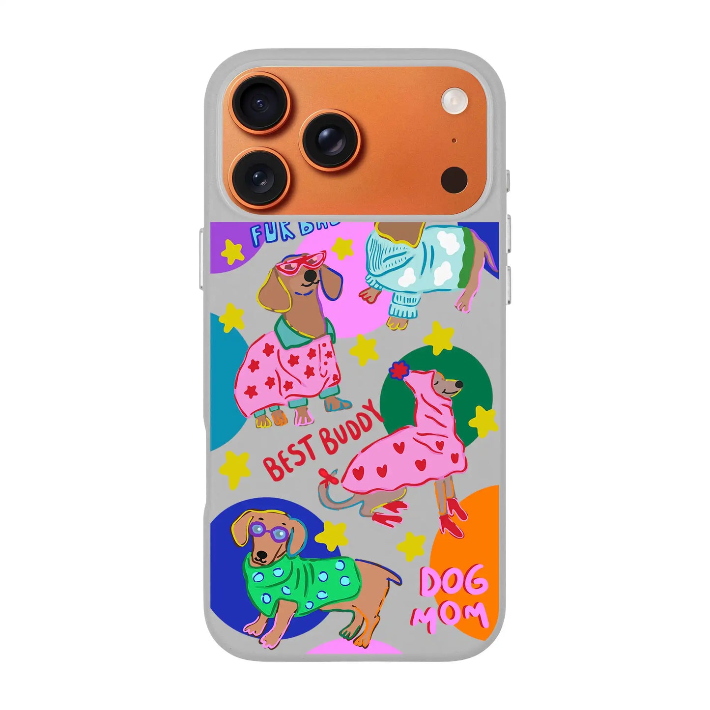 DOG MOM-iPhone 17 Pro Max Signature Leather Kılıf MagSafe Özellikli