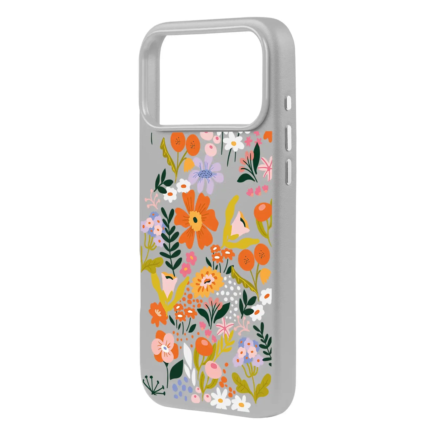 FLOWER-iPhone 17 Pro Max Signature Leather Kılıf MagSafe Özellikli