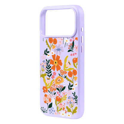 FLOWER-iPhone 17 Pro Max Signature Leather Kılıf MagSafe Özellikli