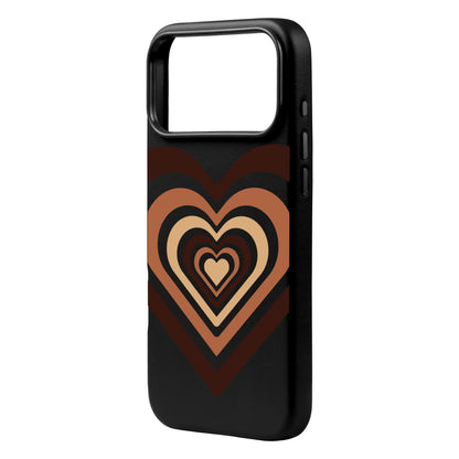 HEART-Signature Leather Kılıf MagSafe Özellikli - iPhone 17 Pro