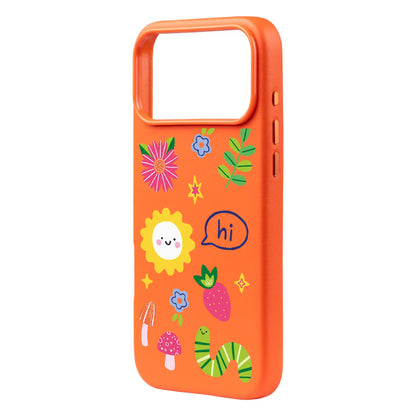 HELLO NATURE-Signature Leather Kılıf MagSafe Özellikli - iPhone 17 Pro