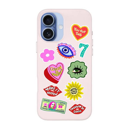 HM STICKERS-Signature Leather Kılıf MagSafe Özellikli - iPhone 17