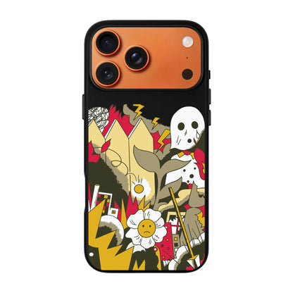 EVERYTHING IS BURNING-iPhone 17 Pro Max Signature Leather Kılıf MagSafe Özellikli