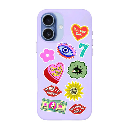 HM STICKERS-Signature Leather Kılıf MagSafe Özellikli - iPhone 17