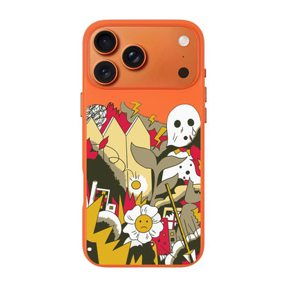 EVERYTHING IS BURNING-Signature Leather Kılıf MagSafe Özellikli - iPhone 17 Pro