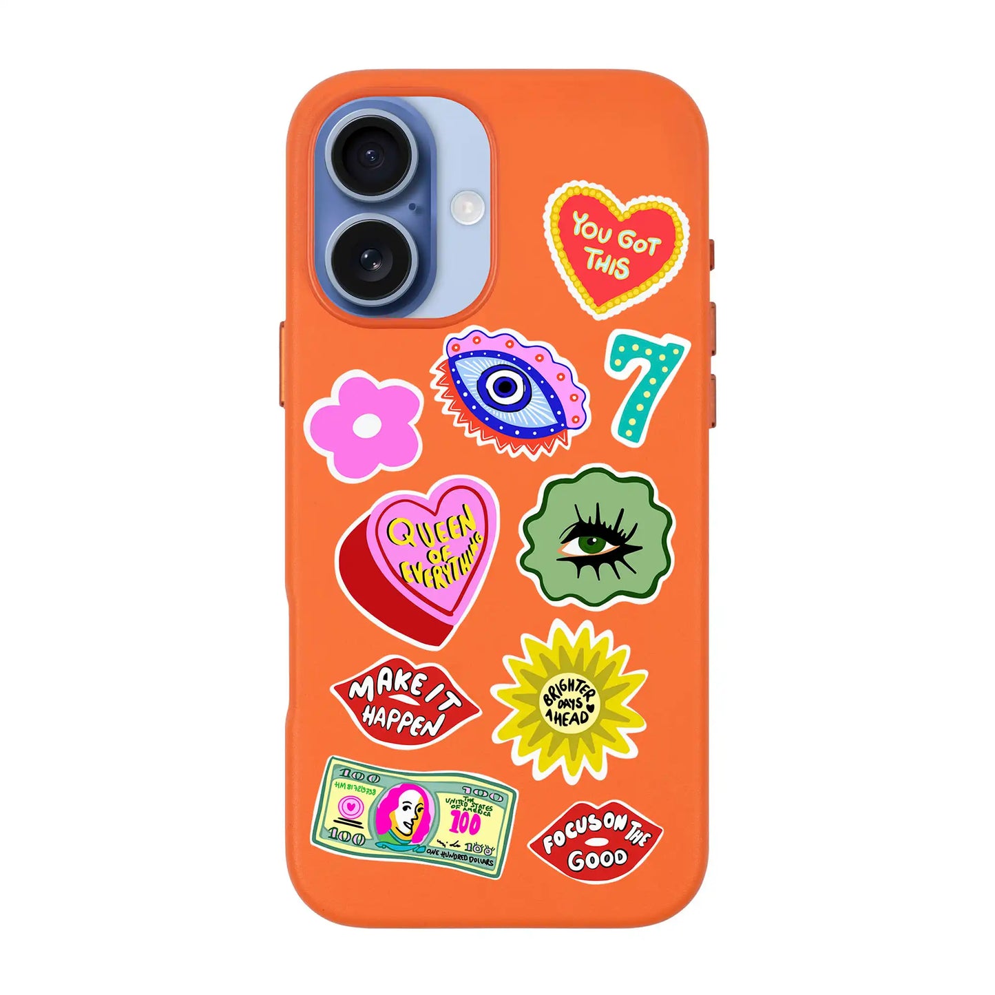 HM STICKERS-Signature Leather Kılıf MagSafe Özellikli - iPhone 17