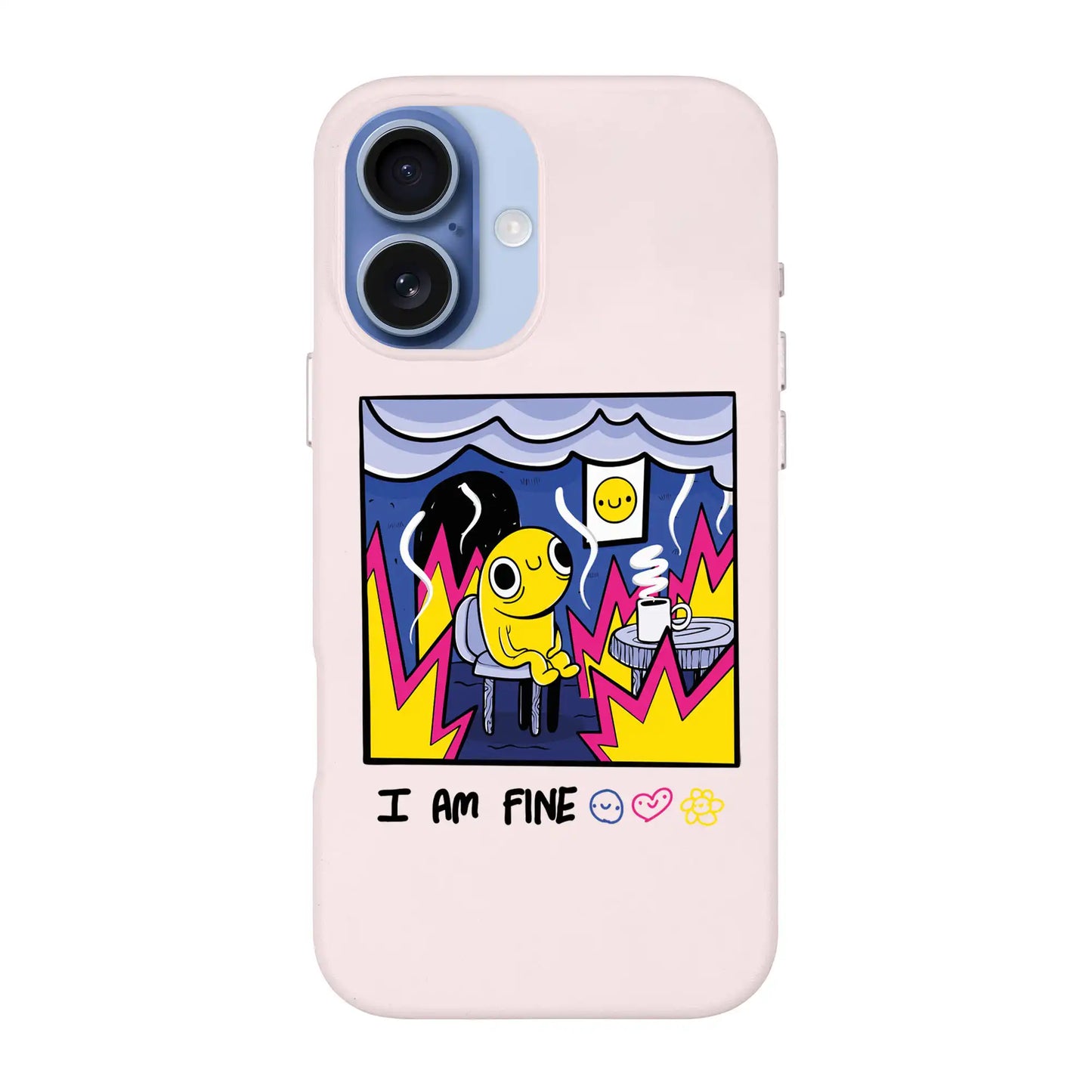 I AM FINE-Signature Leather Kılıf MagSafe Özellikli - iPhone 17