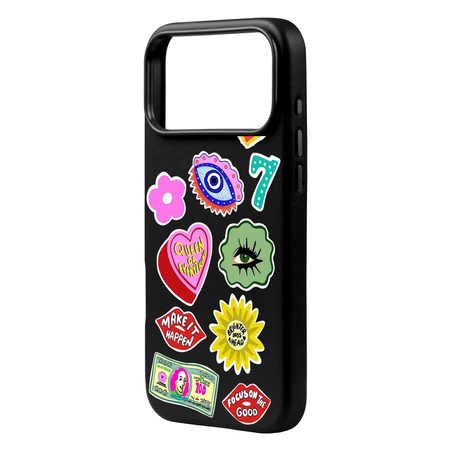 HM STICKERS-Signature Leather Kılıf MagSafe Özellikli - iPhone 17 Pro