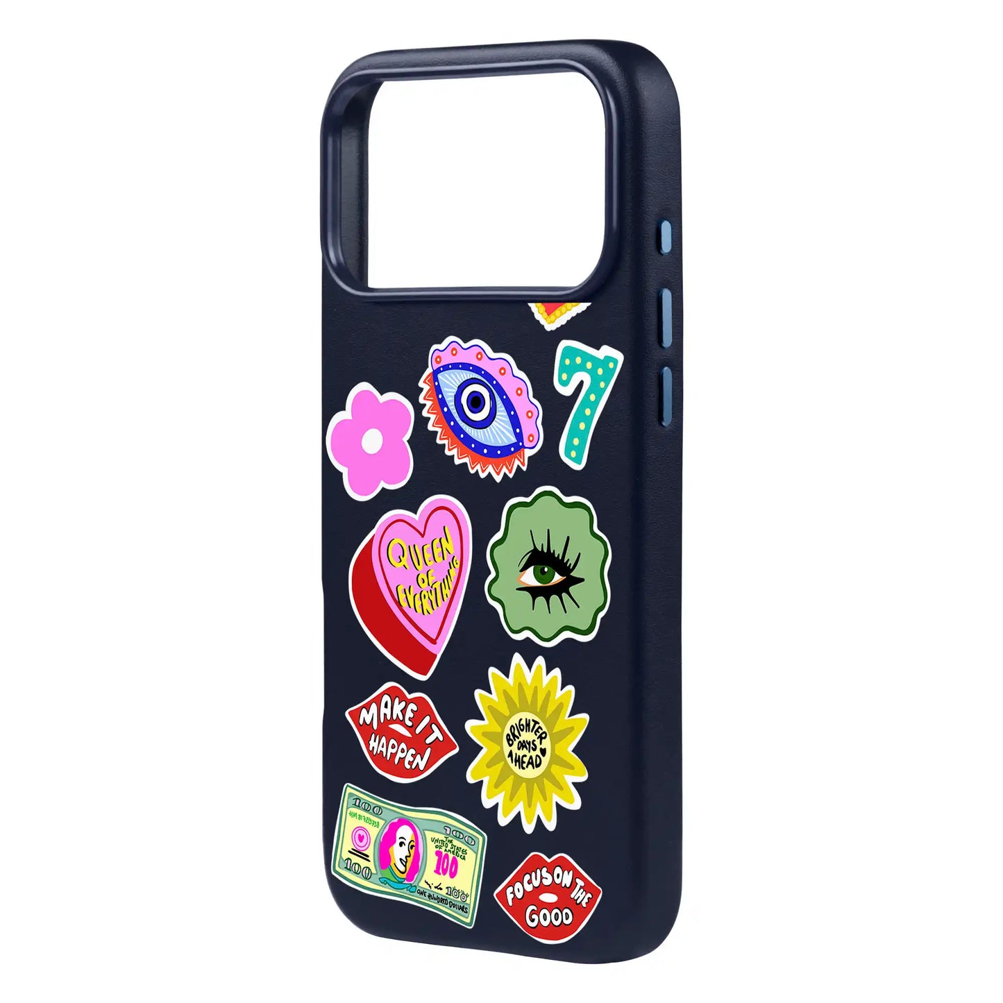 HM STICKERS-Signature Leather Kılıf MagSafe Özellikli - iPhone 17 Pro