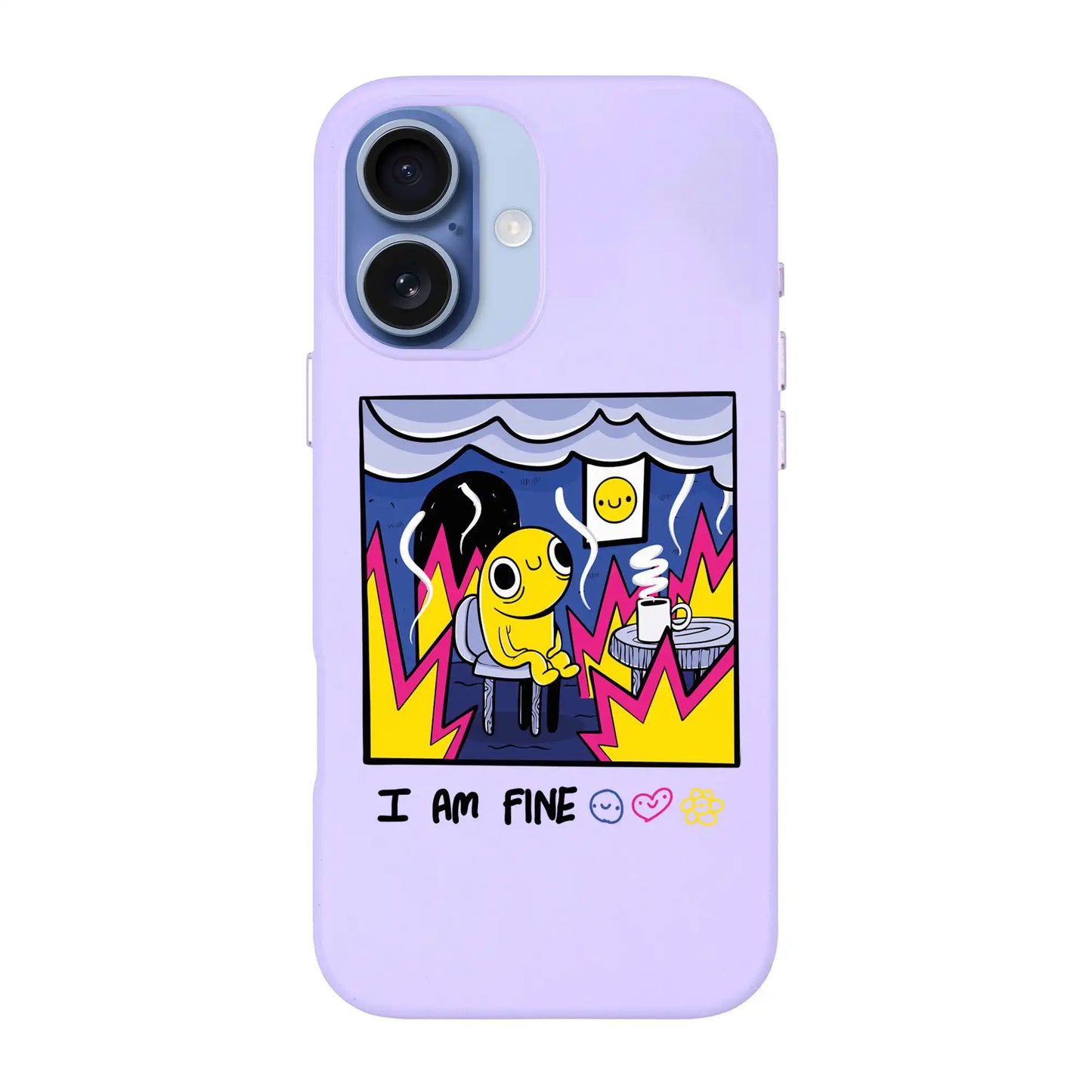 I AM FINE-Signature Leather Kılıf MagSafe Özellikli - iPhone 17