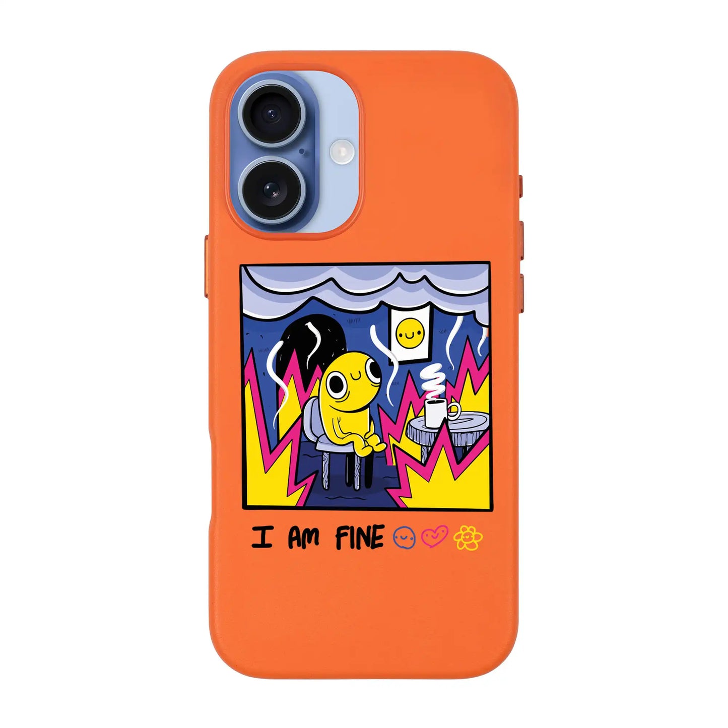 I AM FINE-Signature Leather Kılıf MagSafe Özellikli - iPhone 17