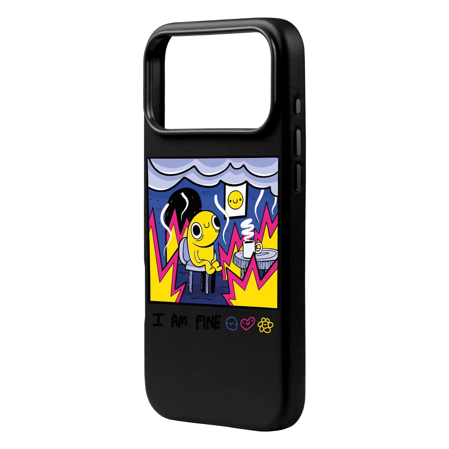 I AM FINE-iPhone 17 Pro Max Signature Leather Kılıf MagSafe Özellikli