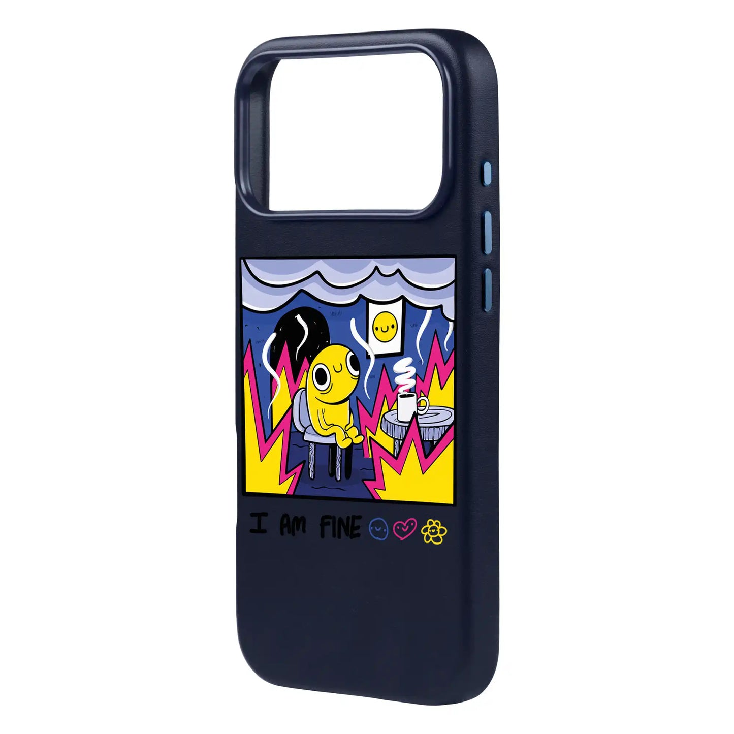 I AM FINE-Signature Leather Kılıf MagSafe Özellikli - iPhone 17