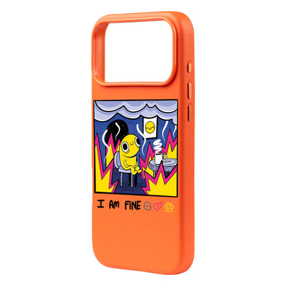 I AM FINE-iPhone 17 Pro Max Signature Leather Kılıf MagSafe Özellikli