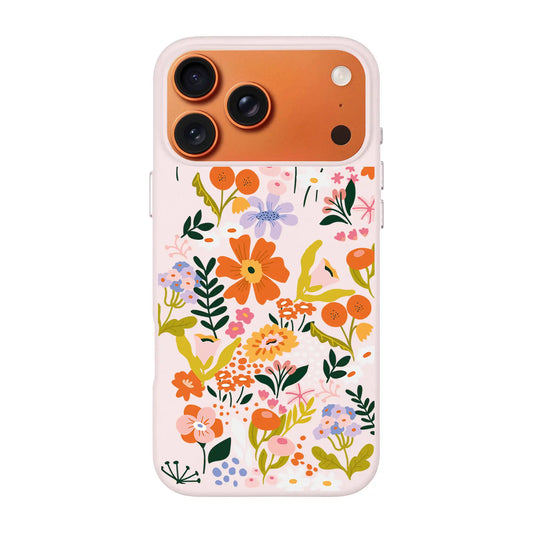 FLOWER-Signature Leather Kılıf MagSafe Özellikli - iPhone 17 Pro