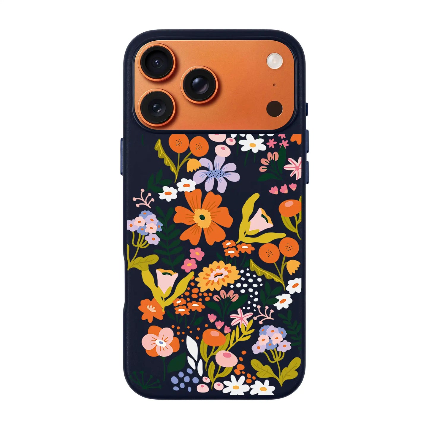 FLOWER-iPhone 17 Pro Max Signature Leather Kılıf MagSafe Özellikli