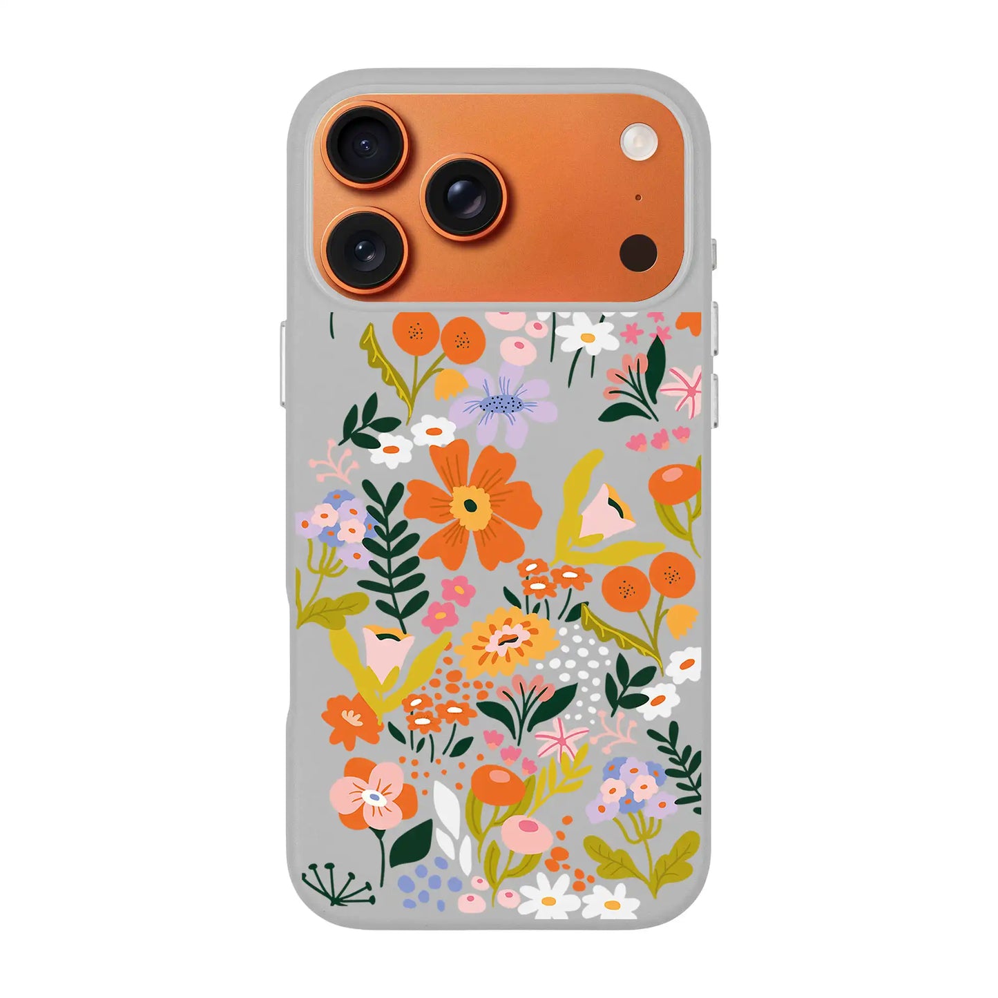 FLOWER-iPhone 17 Pro Max Signature Leather Kılıf MagSafe Özellikli