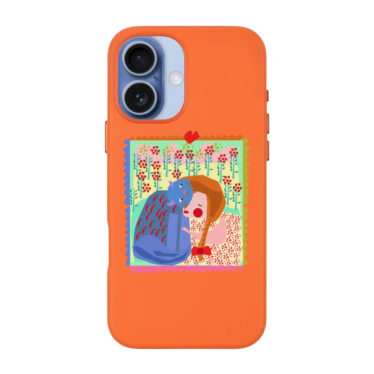 KEDİ POSTA PULU-Signature Leather Kılıf MagSafe Özellikli - iPhone 17