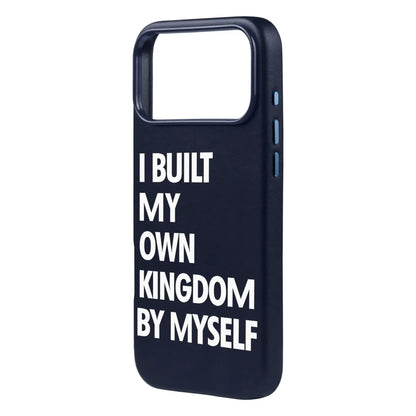 KINGDOM-iPhone 17 Pro Max Signature Leather Kılıf MagSafe Özellikli