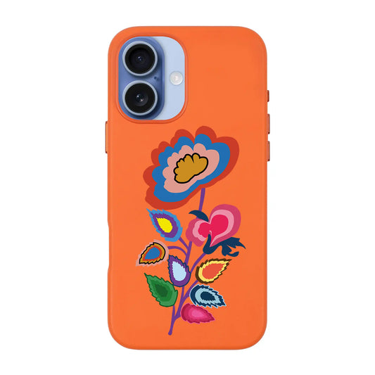 KNITTED FLOWER-Signature Leather Kılıf MagSafe Özellikli - iPhone 17