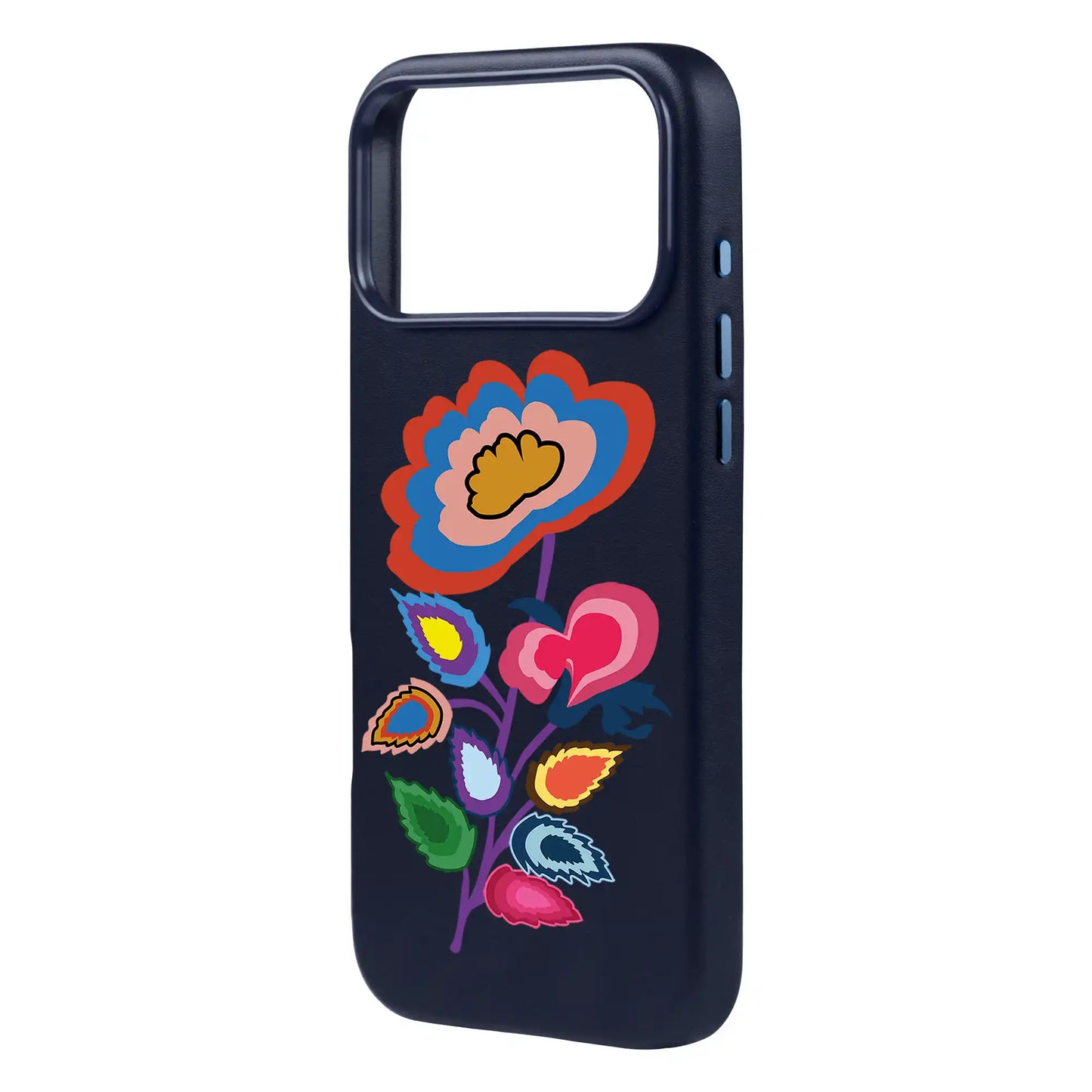 KNITTED FLOWER-iPhone 17 Pro Max Signature Leather Kılıf MagSafe Özellikli