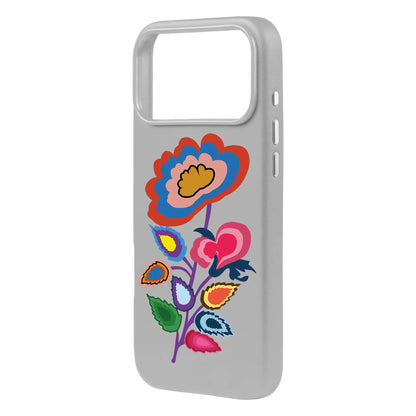 KNITTED FLOWER-iPhone 17 Pro Max Signature Leather Kılıf MagSafe Özellikli