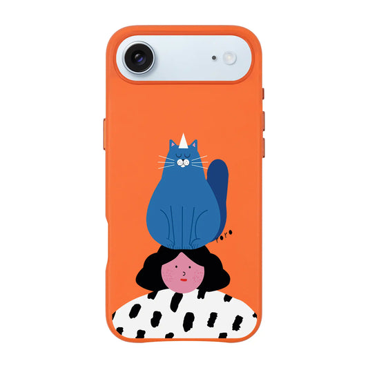 NAUGHTY CAT-Signature Leather Kılıf MagSafe Özellikli - iPhone Air