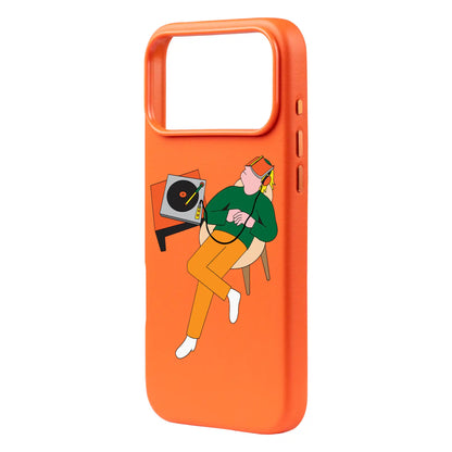 LAZY SUNDAY AFTERNOON-Signature Leather Kılıf MagSafe Özellikli - iPhone 17 Pro