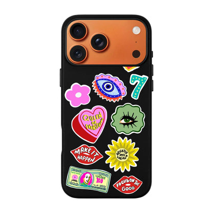 HM STICKERS-Signature Leather Kılıf MagSafe Özellikli - iPhone 17 Pro