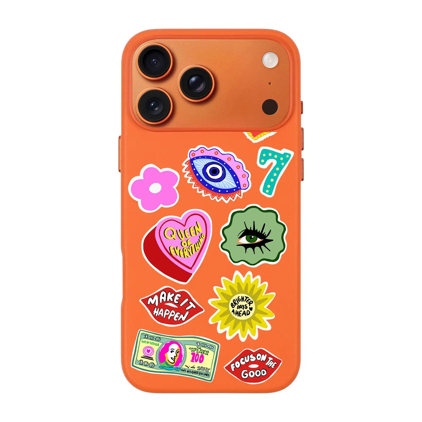 HM STICKERS-Signature Leather Kılıf MagSafe Özellikli - iPhone 17 Pro