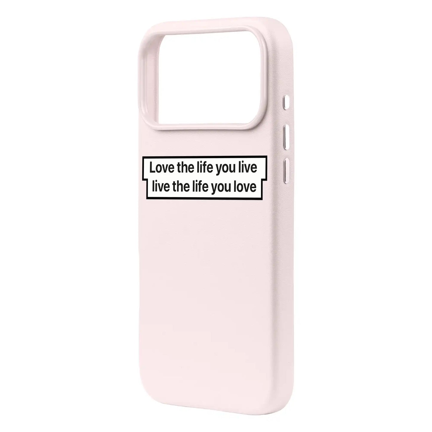 LOVE THE LIFE-iPhone 17 Pro Max Signature Leather Kılıf MagSafe Özellikli