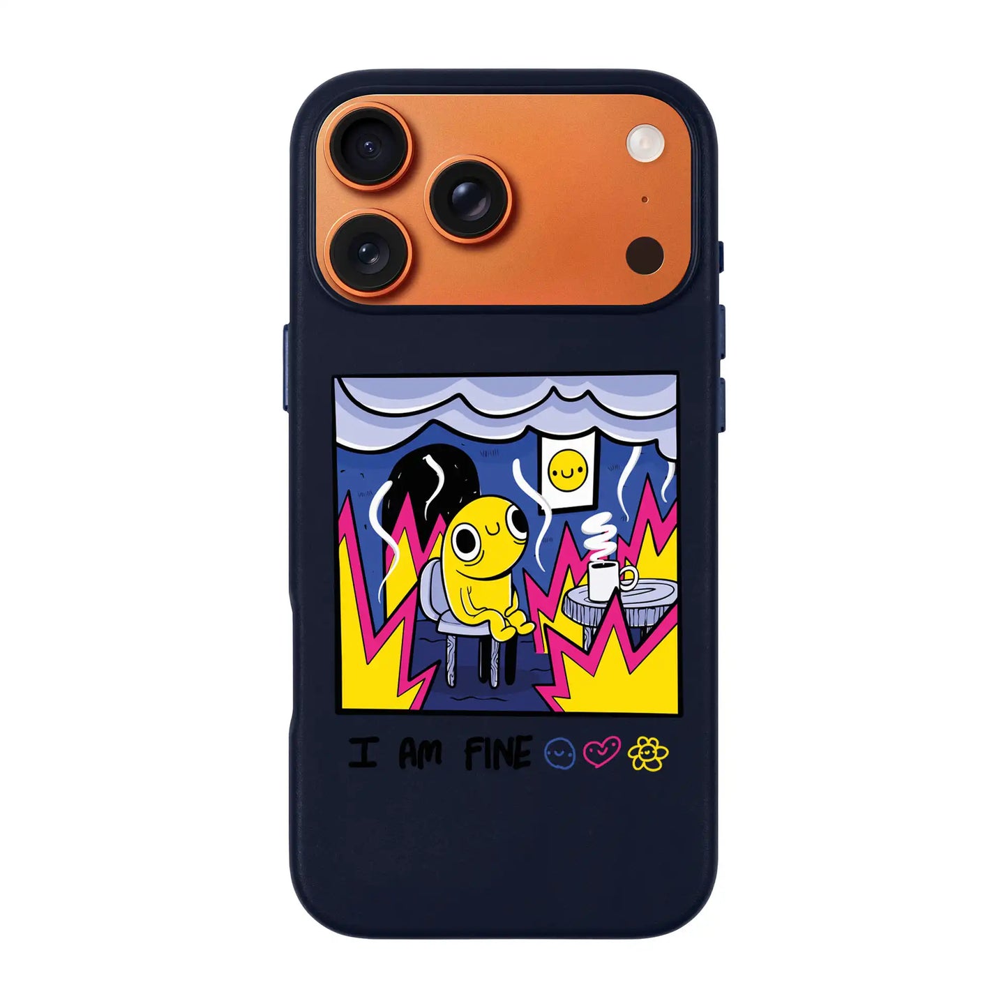 I AM FINE-iPhone 17 Pro Max Signature Leather Kılıf MagSafe Özellikli
