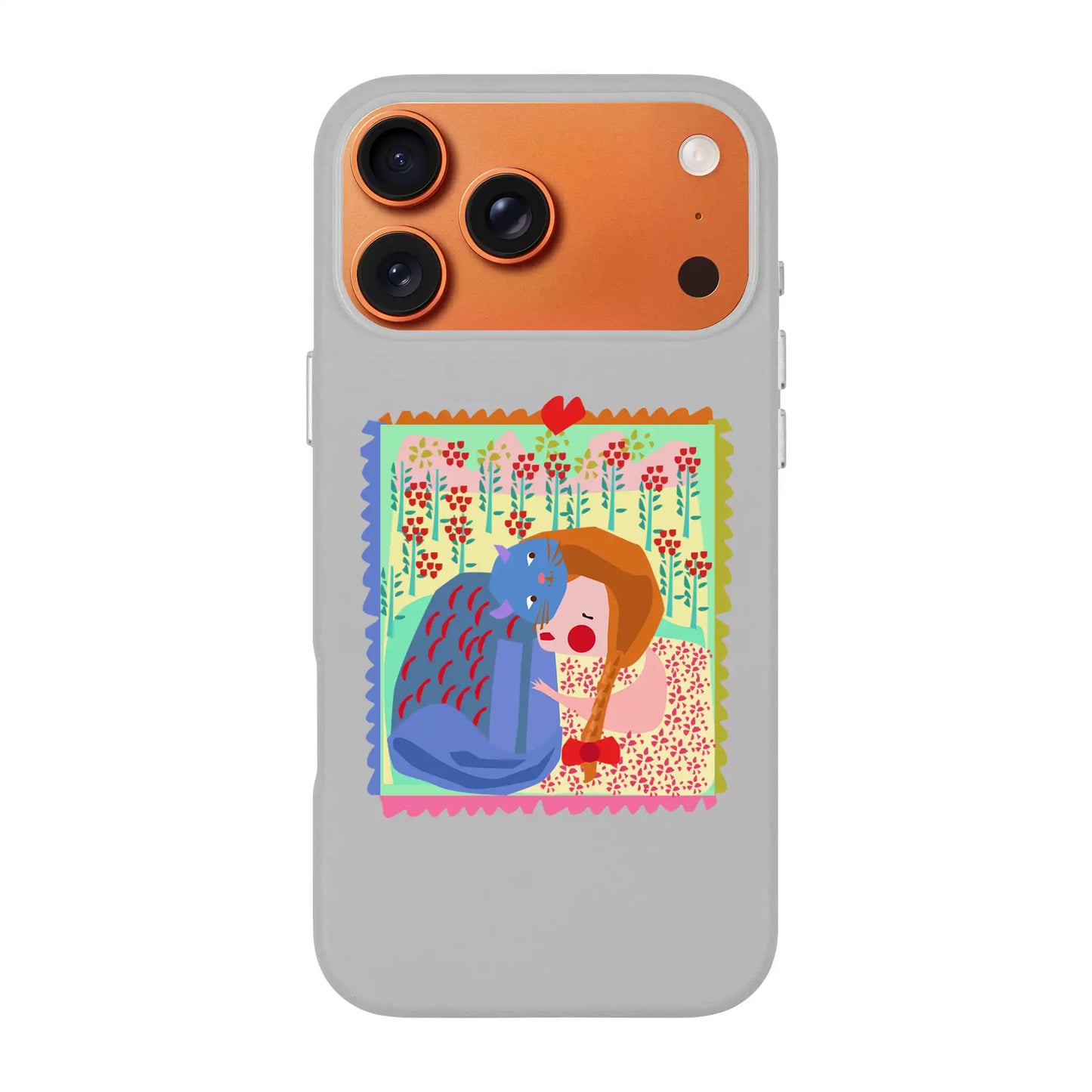 KEDİ POSTA PULU-iPhone 17 Pro Max Signature Leather Kılıf MagSafe Özellikli