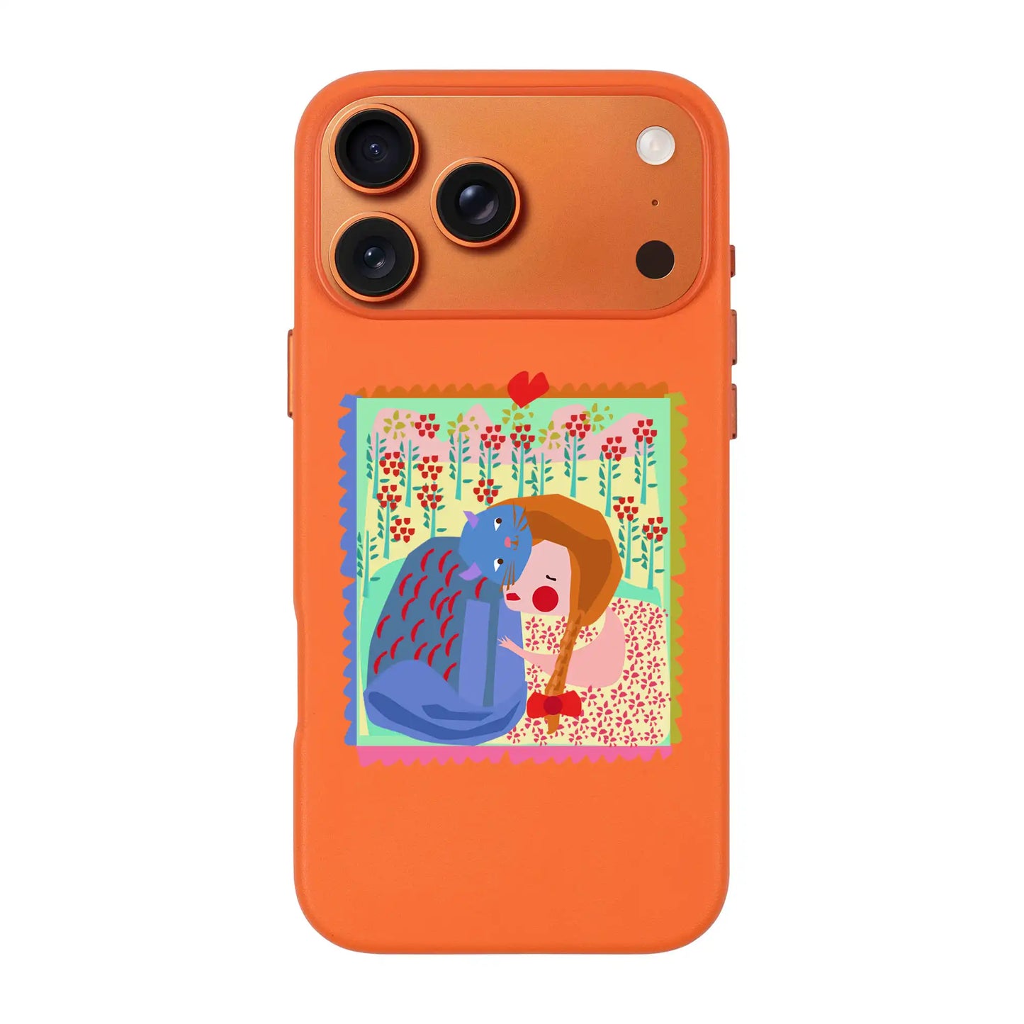 KEDİ POSTA PULU-Signature Leather Kılıf MagSafe Özellikli - iPhone 17 Pro