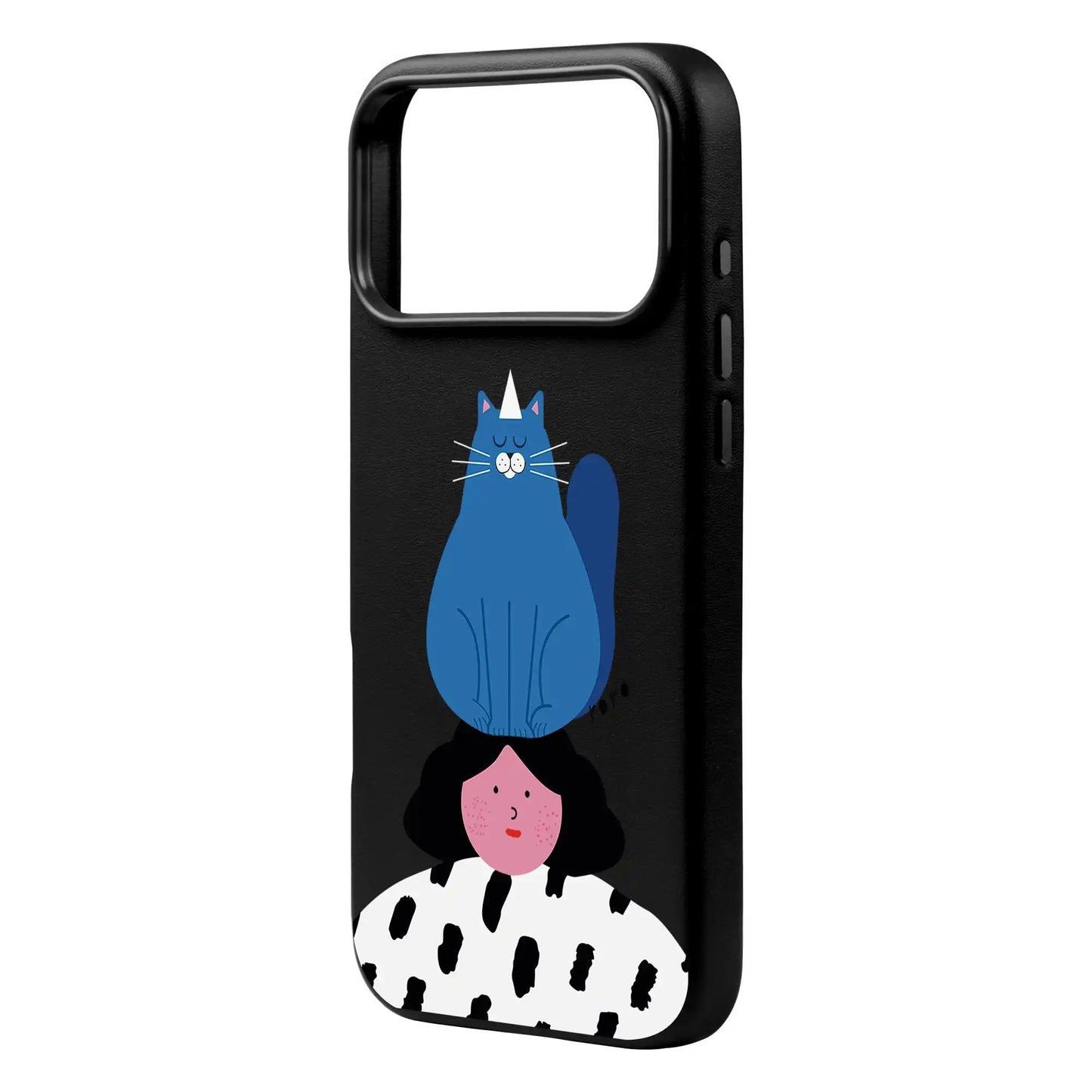 NAUGHTY CAT-iPhone 17 Pro Max Signature Leather Kılıf MagSafe Özellikli