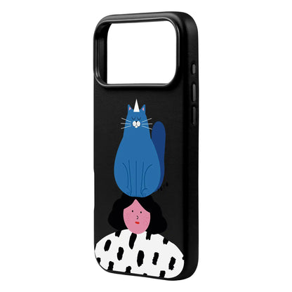 NAUGHTY CAT-iPhone 17 Pro Max Signature Leather Kılıf MagSafe Özellikli