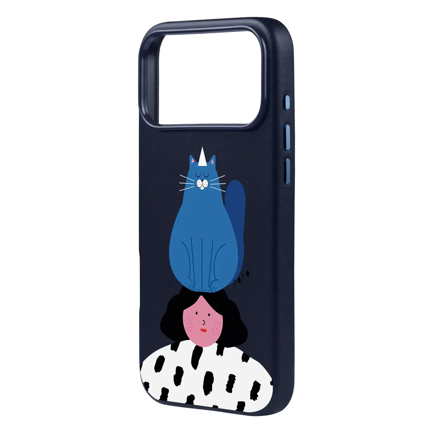 NAUGHTY CAT-iPhone 17 Pro Max Signature Leather Kılıf MagSafe Özellikli