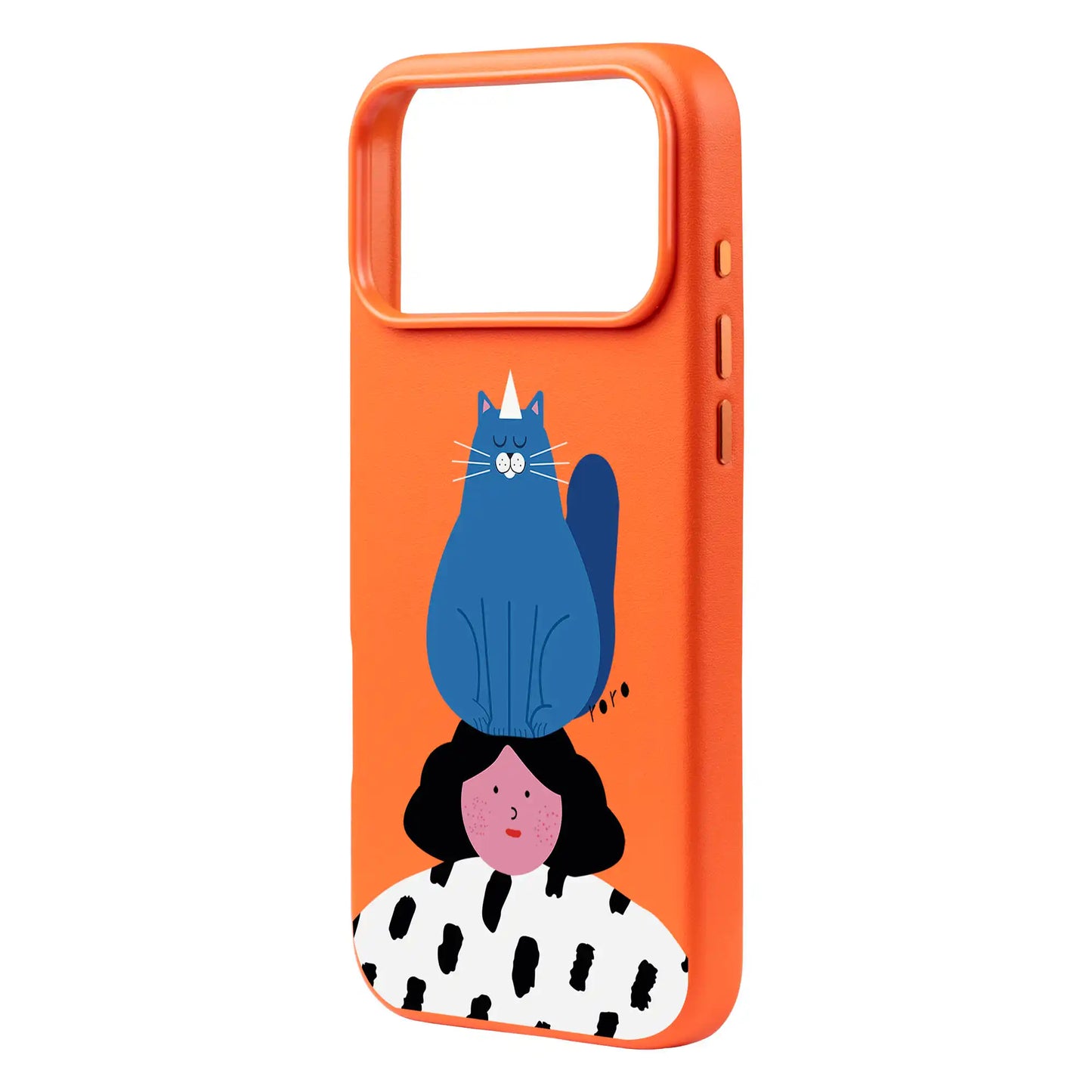 NAUGHTY CAT-iPhone 17 Pro Max Signature Leather Kılıf MagSafe Özellikli