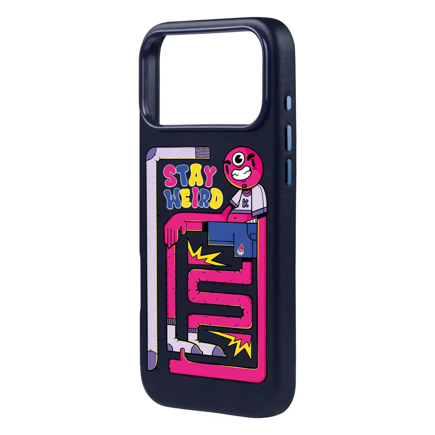 OG TOOTHY-iPhone 17 Pro Max Signature Leather Kılıf MagSafe Özellikli