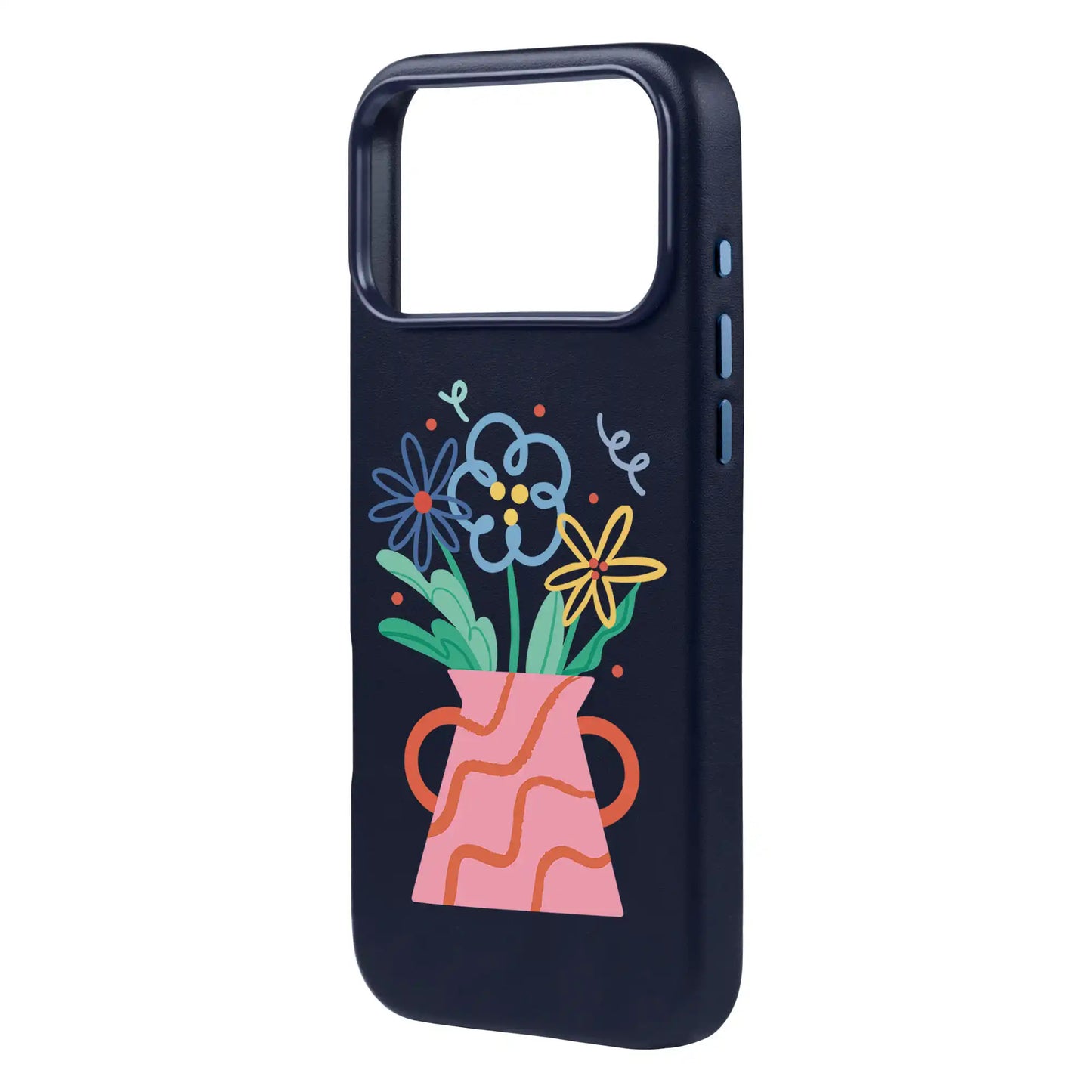 PINK VASE-iPhone 17 Pro Max Signature Leather Kılıf MagSafe Özellikli