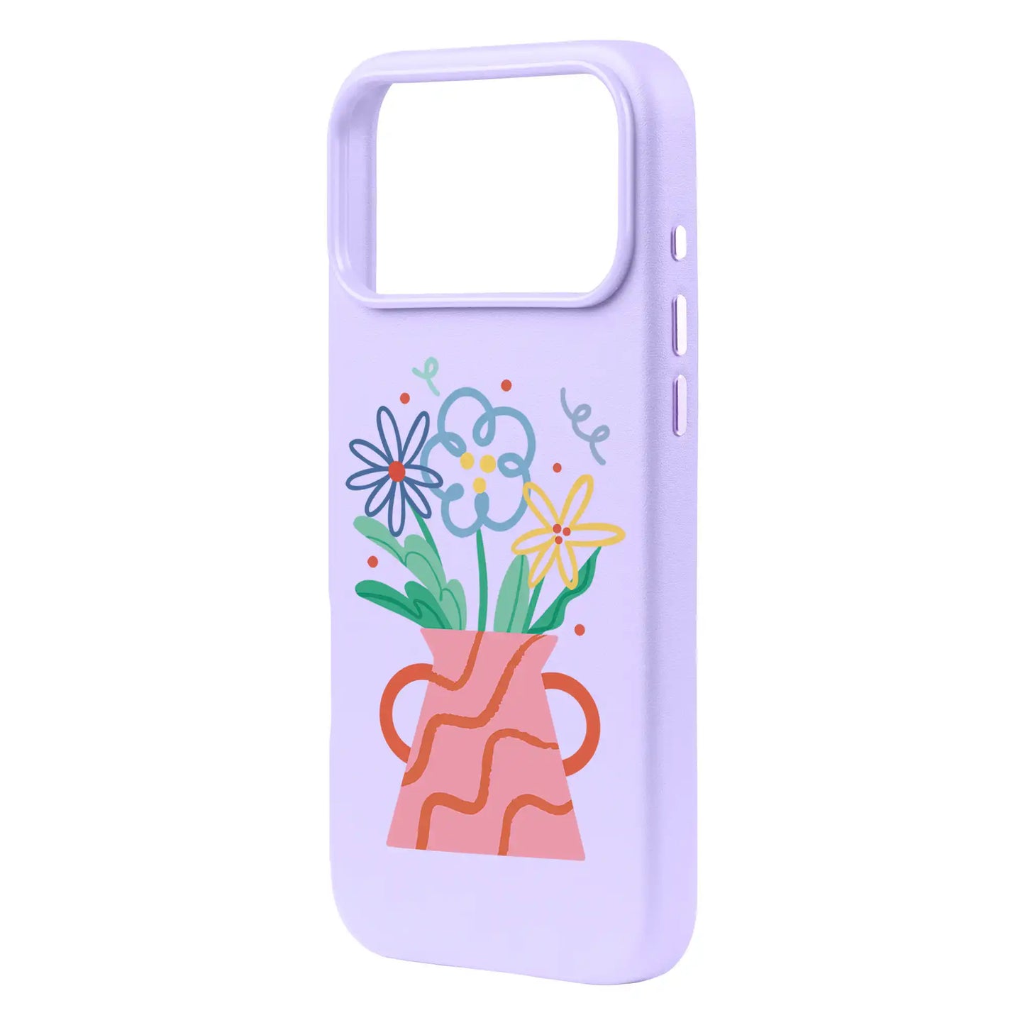 PINK VASE-iPhone 17 Pro Max Signature Leather Kılıf MagSafe Özellikli