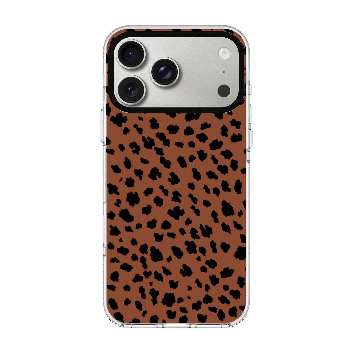 CLASSIC LEOPARD-Clear Kılıf MagSafe Özellikli - iPhone 17 Pro Max