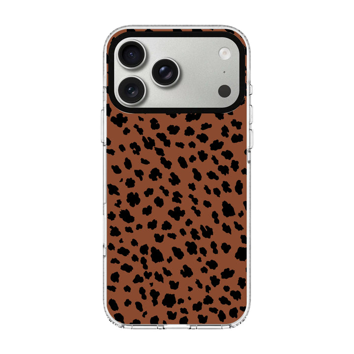 CLASSIC LEOPARD-Clear Kılıf MagSafe Özellikli - iPhone 17 Pro Max