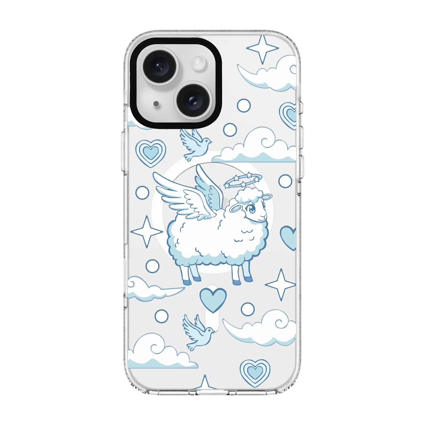 FLYING SHEEP-Clear Kılıf MagSafe Özellikli - iPhone 14 Plus
