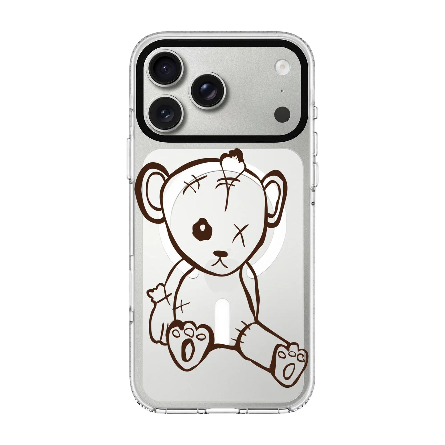 BABY BEAR-Clear Kılıf MagSafe Özellikli - iPhone 17 Pro Max