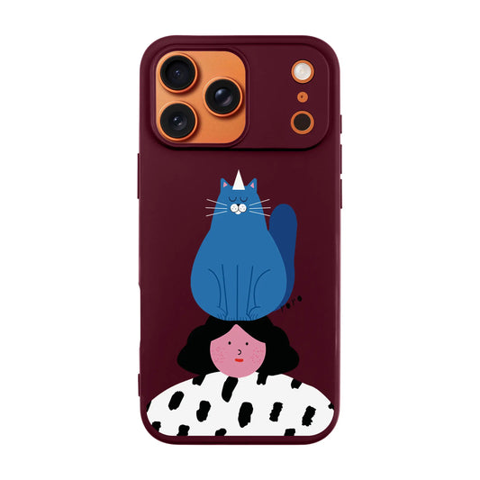 NAUGHTY CAT-Ultra Silikon Kılıf-iPhone 8