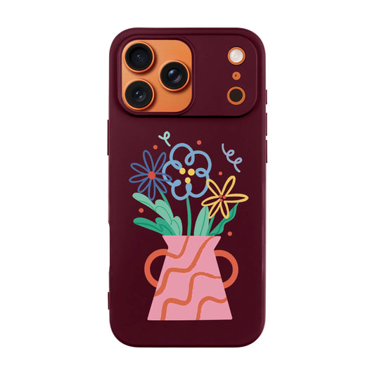 PINK VASE-Ultra Silikon Kılıf-Galaxy A73