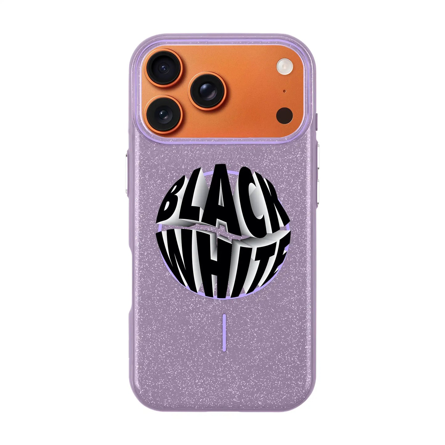 BLACK WHITE-Radiant Kılıf MagSafe Özellikli - iPhone 17 Pro