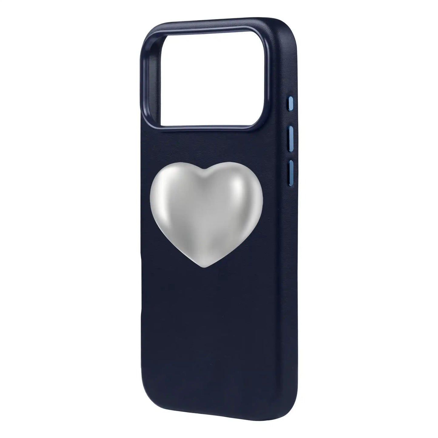 SILVER HEART-Signature Leather Kılıf MagSafe Özellikli - iPhone 17